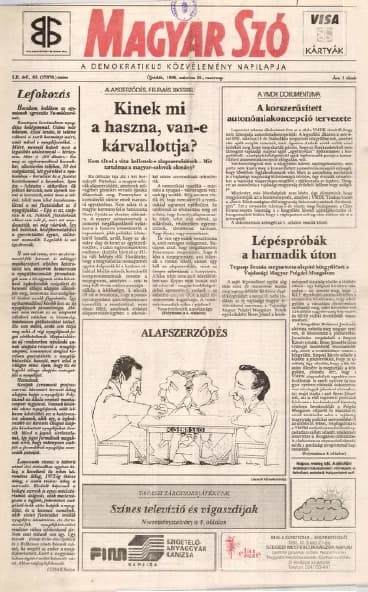 Magyar Szó, 52. évf. 1995. március 19. 65. sz. 1–24. oldal