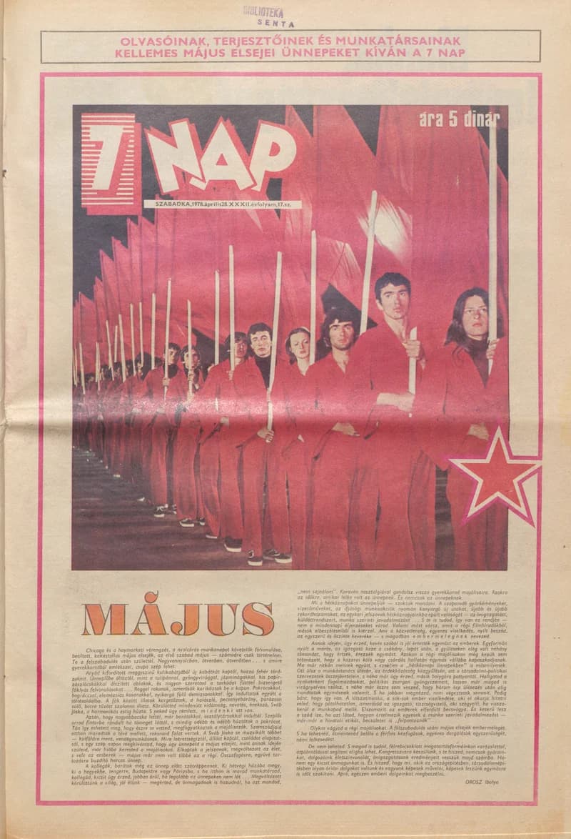 7 Nap, 33. évf. 1978. április 28. 17. sz. 1–24. oldal
