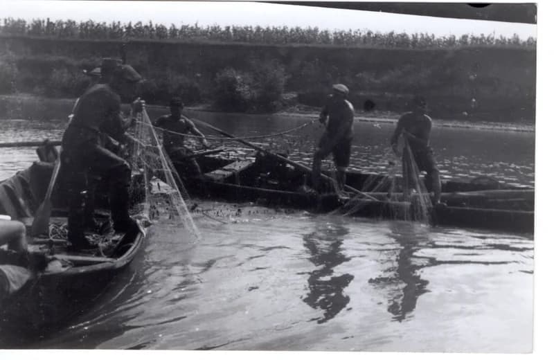 Halászok munka közben