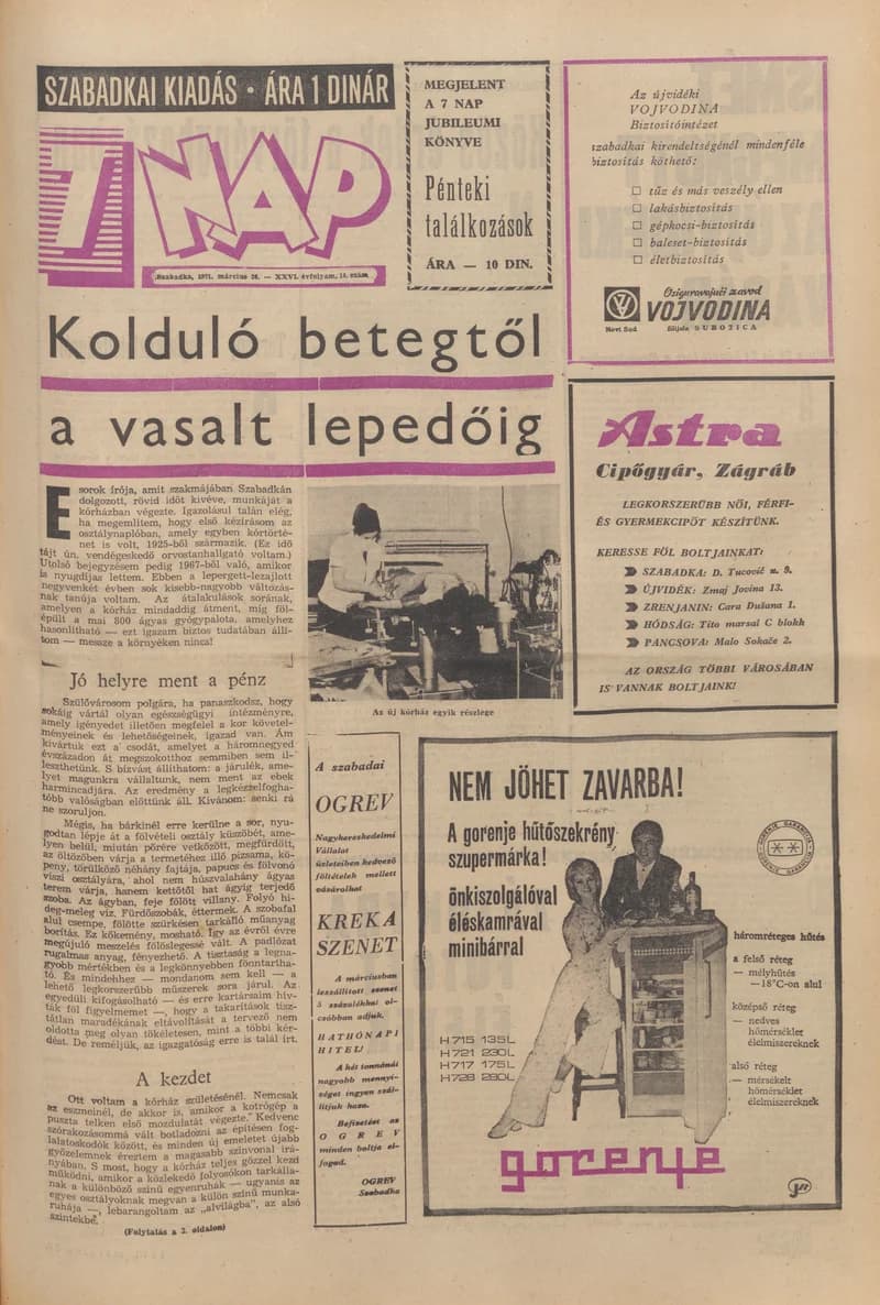7 Nap, 26. évf. 1971. március 26. 14. sz. 1–28. oldal
