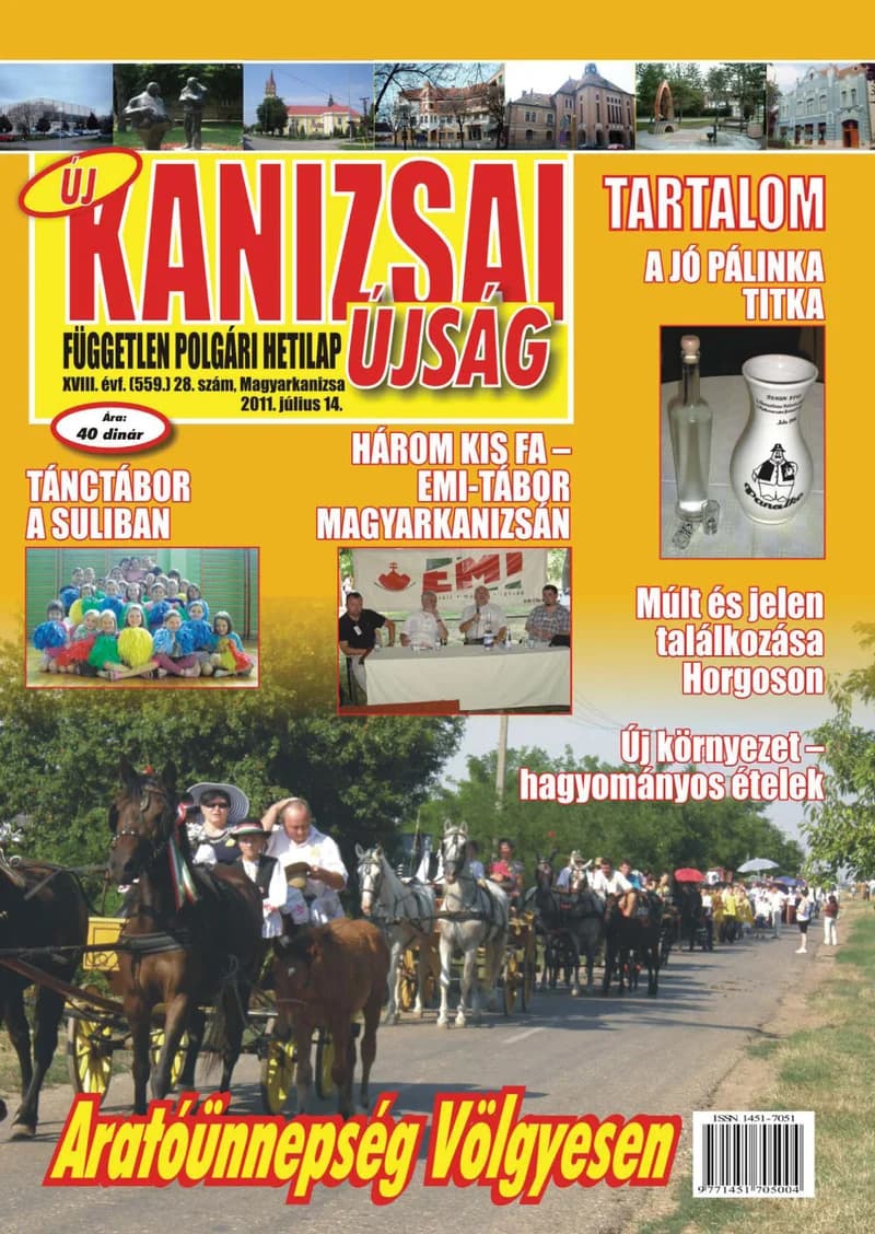 Új Kanizsai Újság, 18. évf. 2011. július 14. 28. sz.