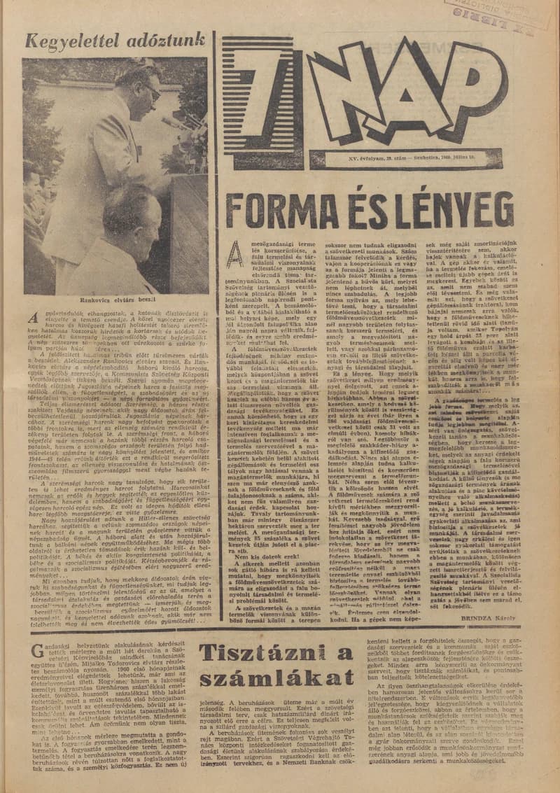 7 Nap, 15. évf. 1960. július 10. 29. sz. 1–24. oldal