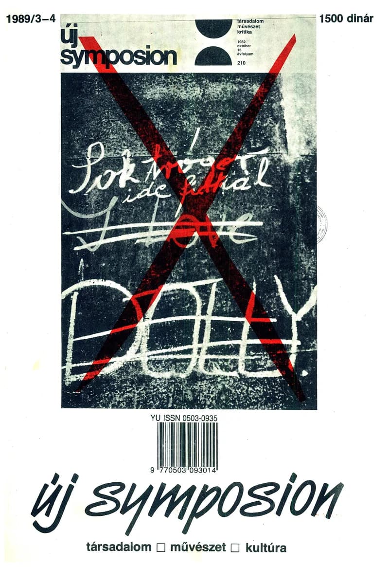 Új Symposion, 25. évf. 1989. március – április. 279–280. sz. 1–24. oldal