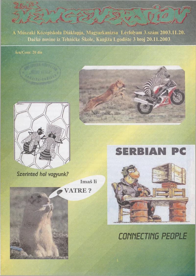 The New Generation, 1. évf. 2003. november 20. 3. sz.