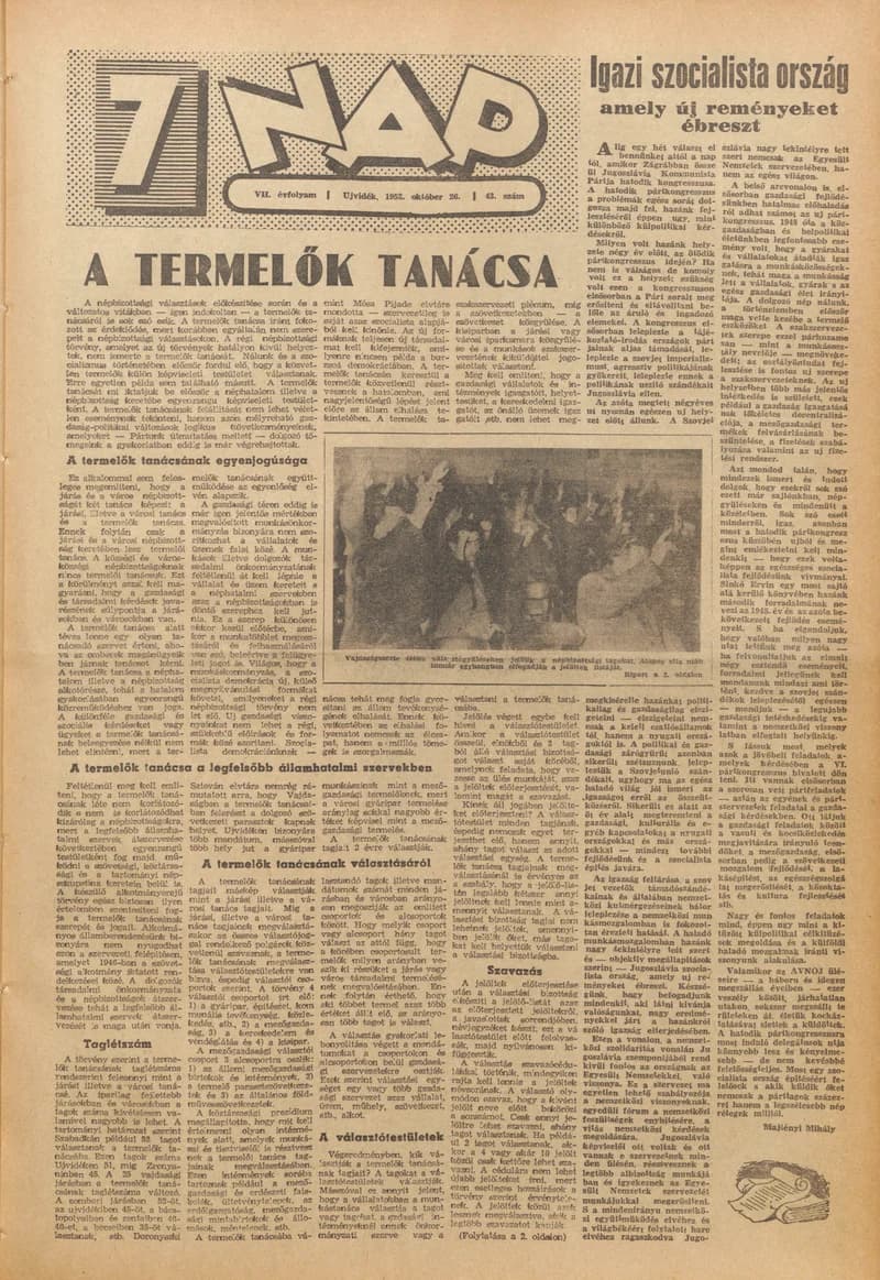 7 Nap, 7. évf. 1952. október 26. 43. sz. 1–12. oldal