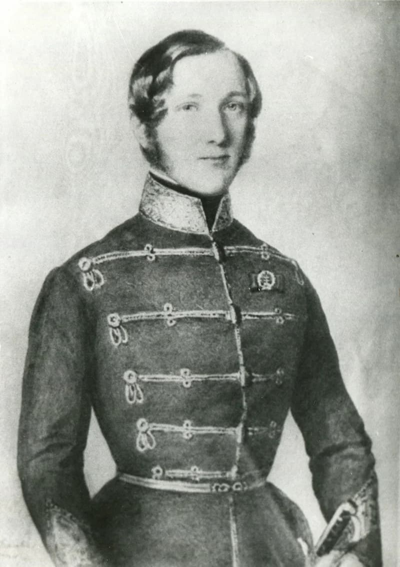 Leiningen-Westerburg Károly honvéd tábornok arcképe