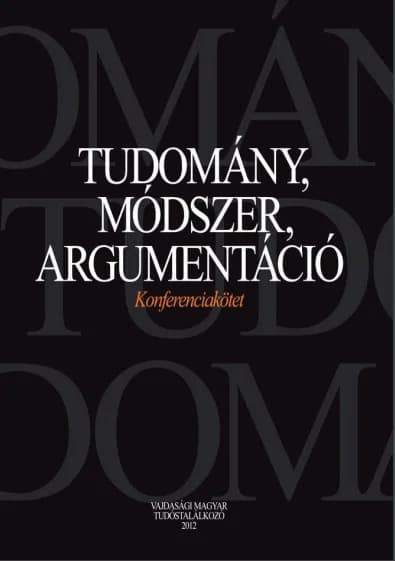 Tudomány, módszer, argumentáció 