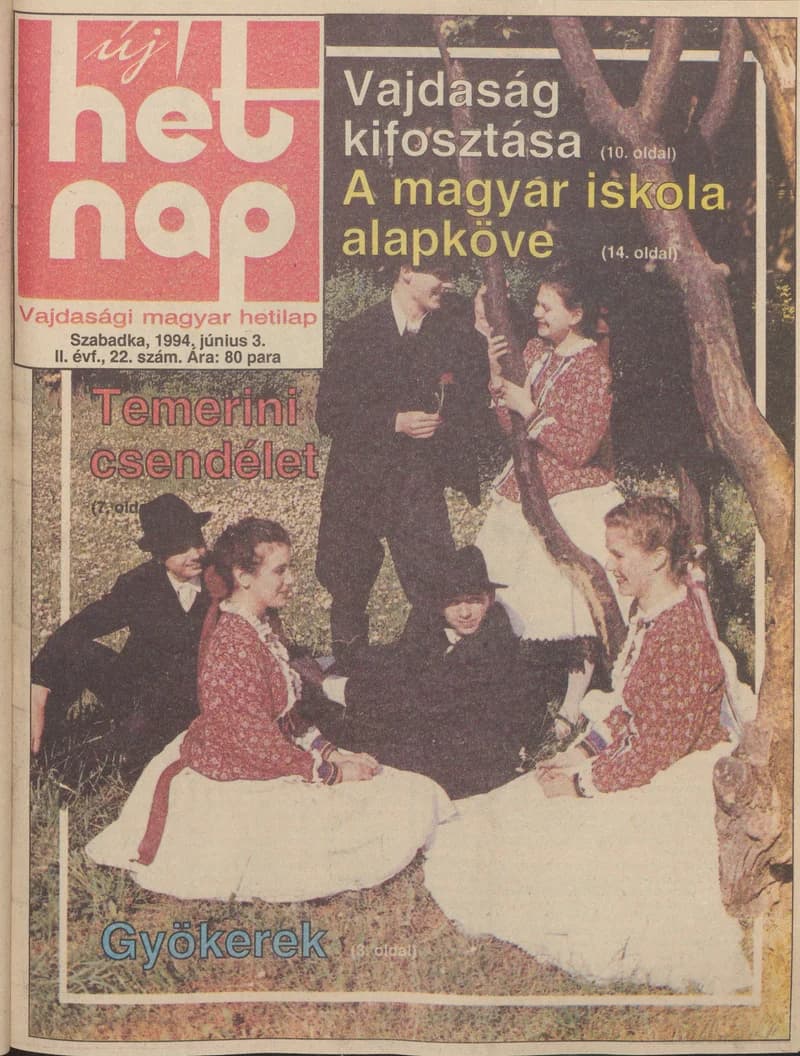Új Hét Nap, 2. évf. 1994. június 3. 22. sz.