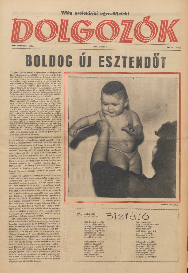Dolgozók, 13. évf. 1959. január 1. 1. sz.