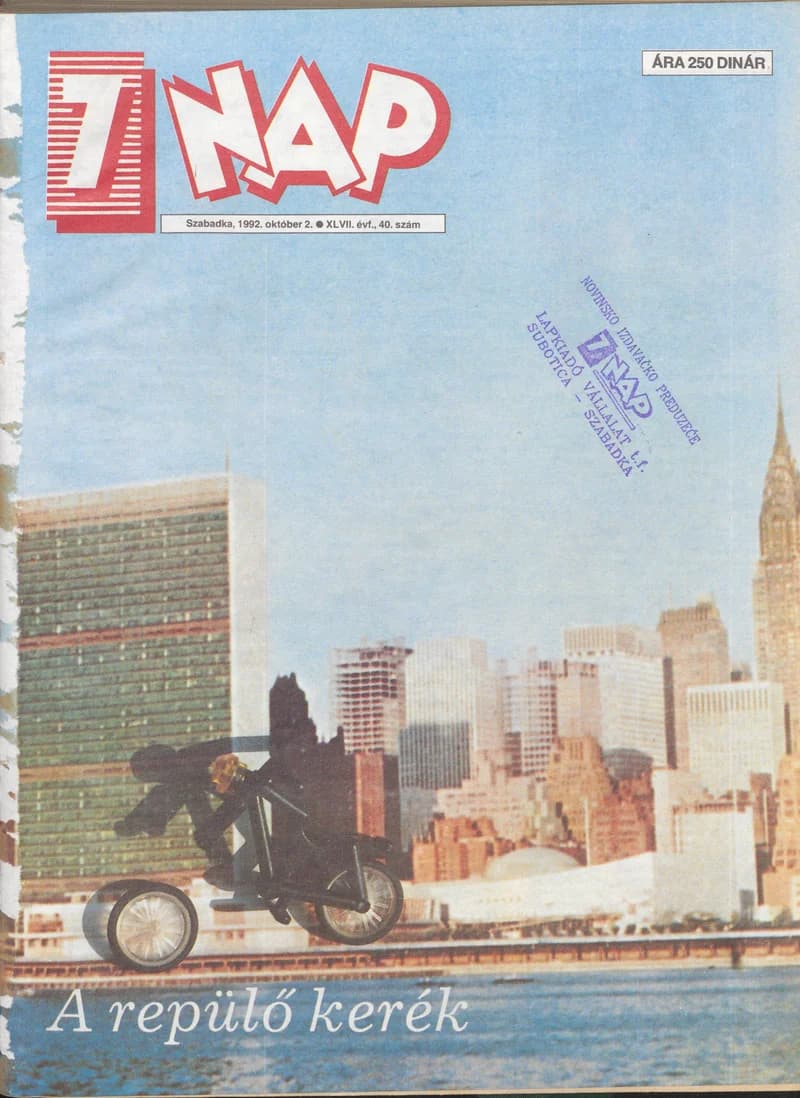 7 Nap, 47. évf. 1992. október 2. 40. sz. 1–52. oldal