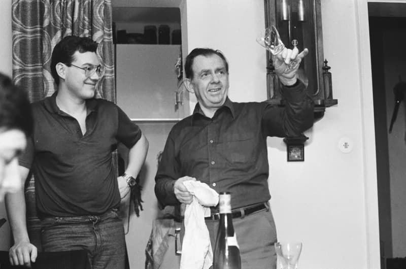 NSZK - Stuttgartban  Göncz Jánosnál