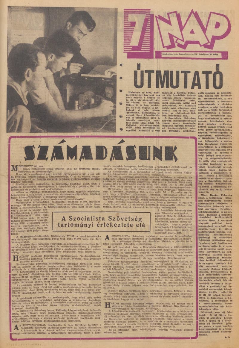 7 Nap, 15. évf. 1960. december 9. 50. sz.