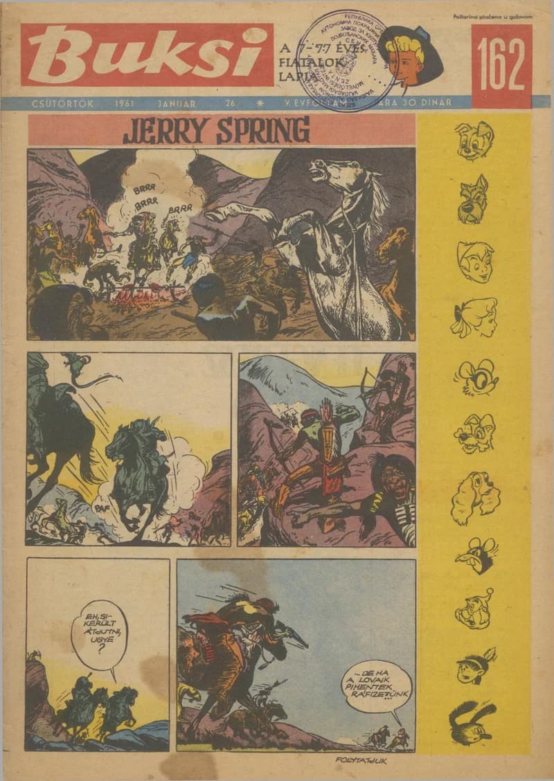 Buksi, 5. évf. 1961. január 26. 162. sz.