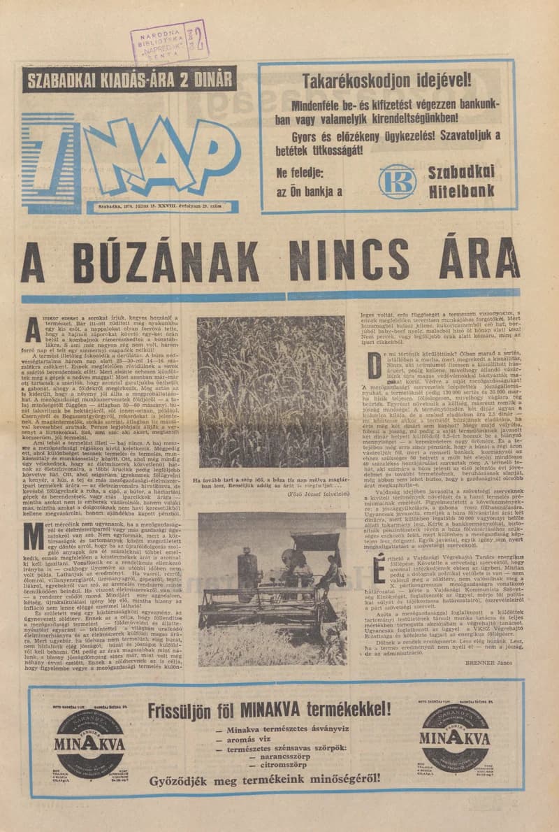 7 Nap, 29. évf. 1974. július 19. 29. sz. 1–28. oldal