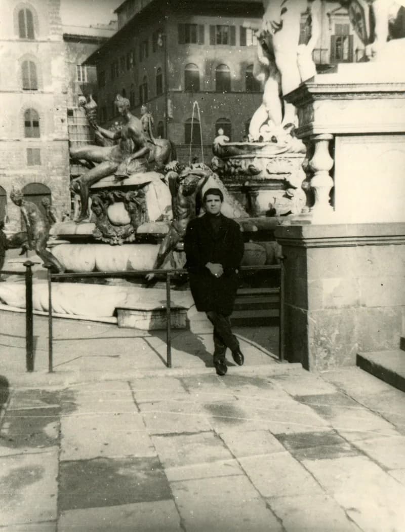 Benes József Firenze főterén