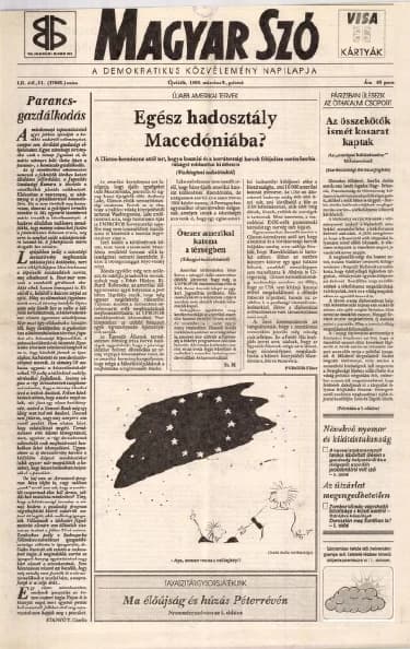Magyar Szó, 52. évf. 1995. március 3. 51. sz. 1–16. oldal