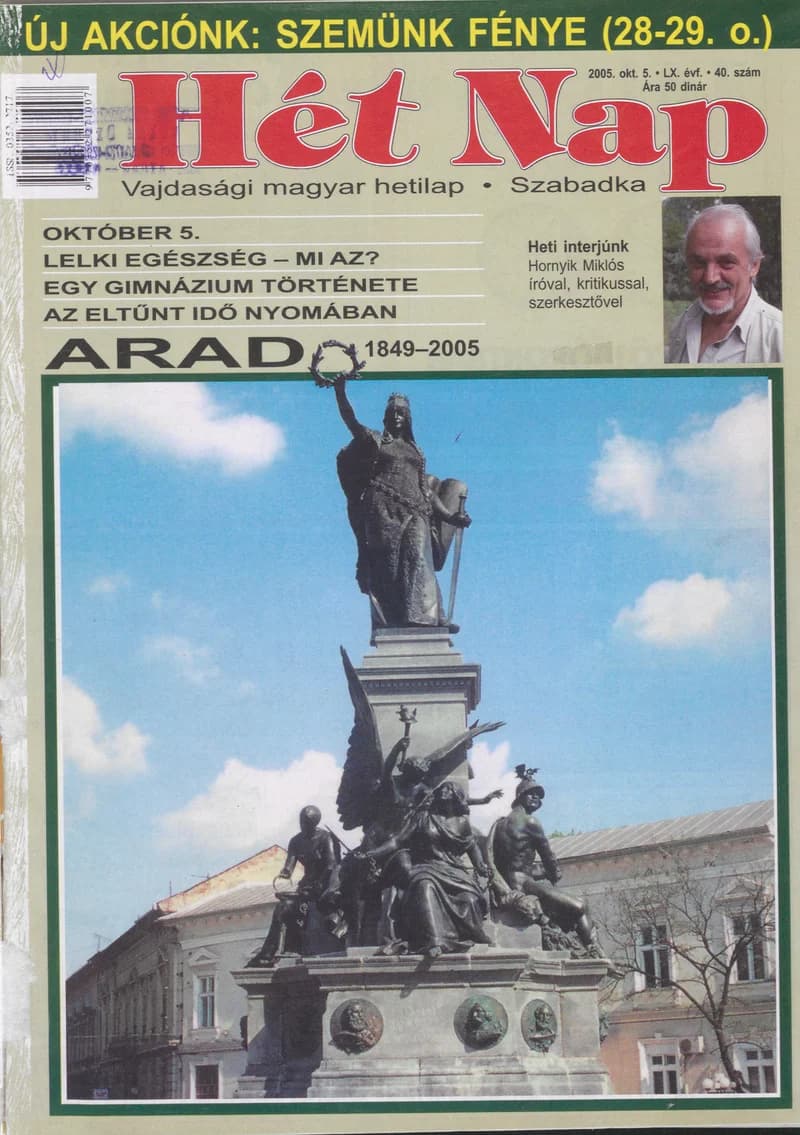 7 Nap, 60. évf. 2005. október 5. 40. sz.