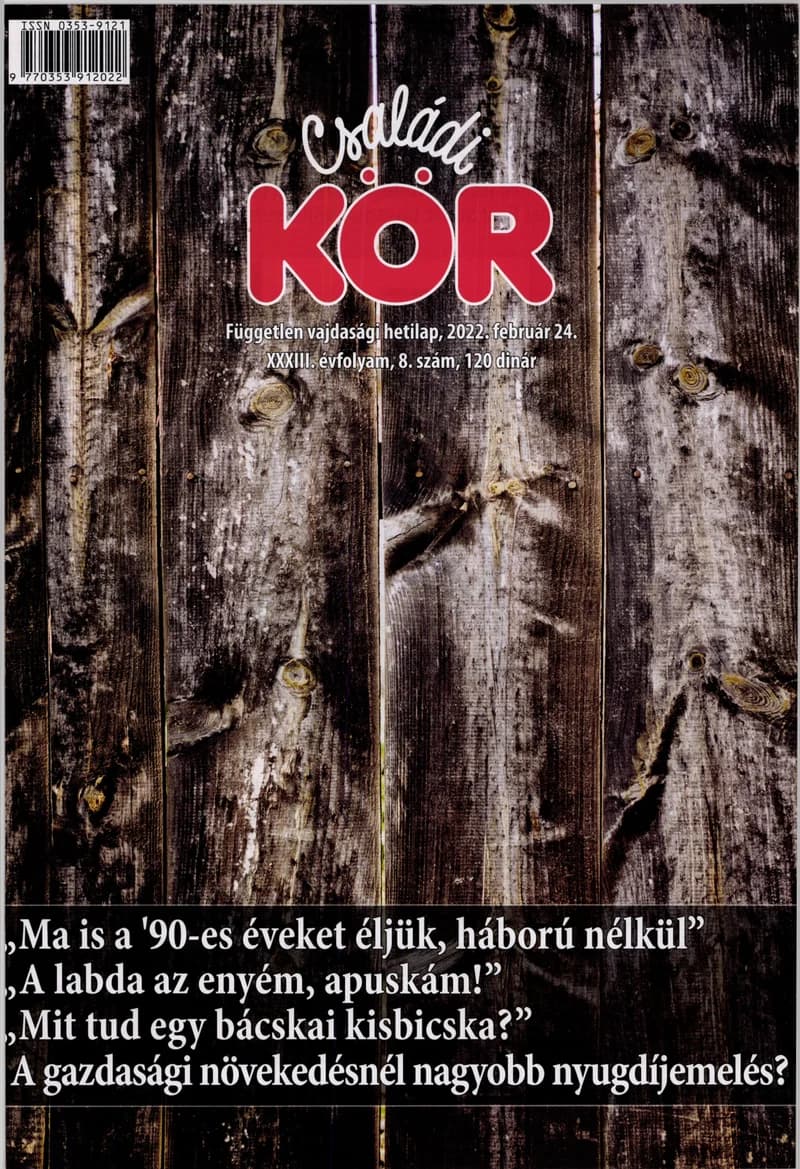 Családi Kör, 33. évf. 2022. február 24. 8. sz.