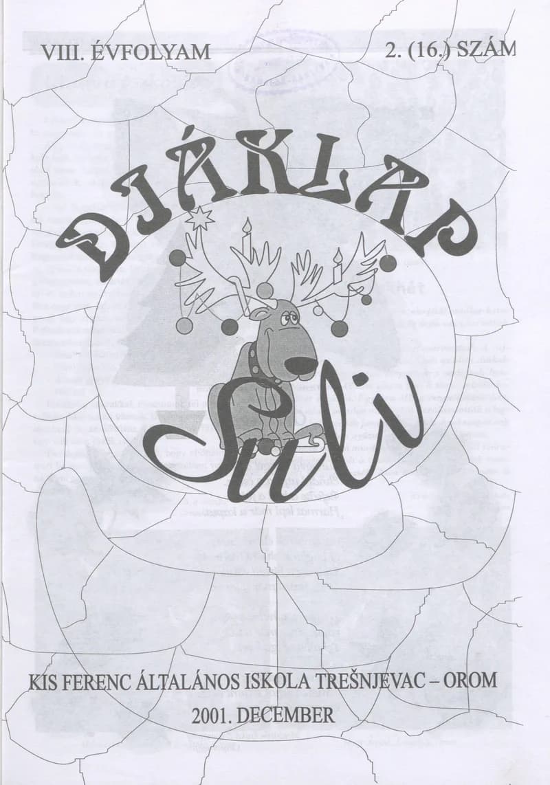 Diáklap Suli, 8. évf. 2001. december. 16. sz.