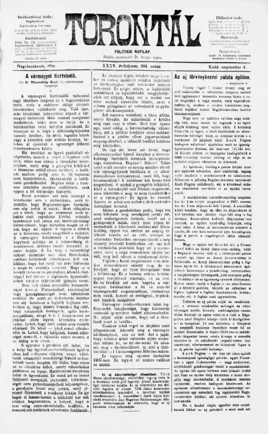 Torontál, 35. évf. 1906. szeptember 4. 201. sz.