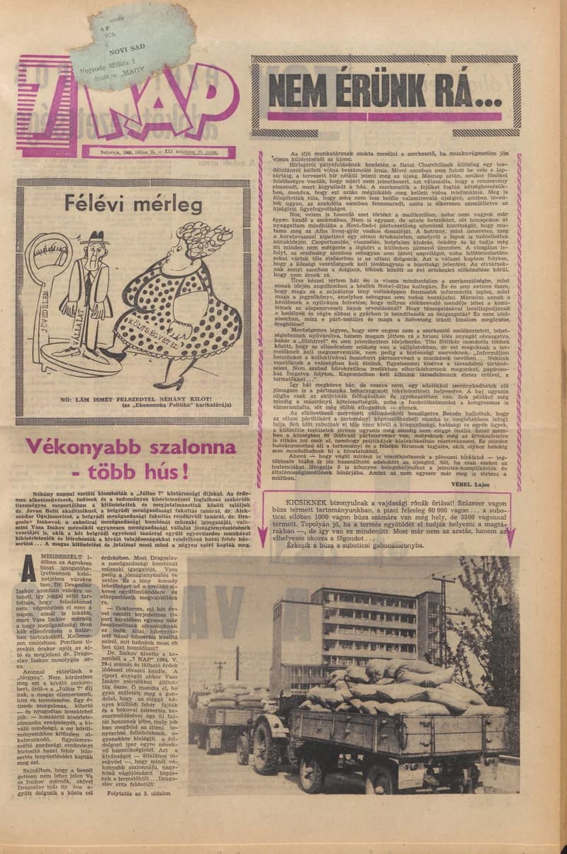 7 Nap, 21. évf. 1966. július 15. 29. sz. 1–20. oldal