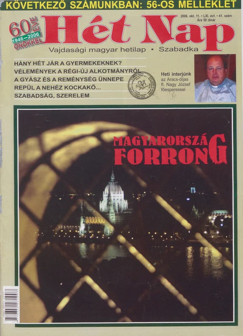 7 Nap, 61. évf. 2006. október 11. 41. sz.