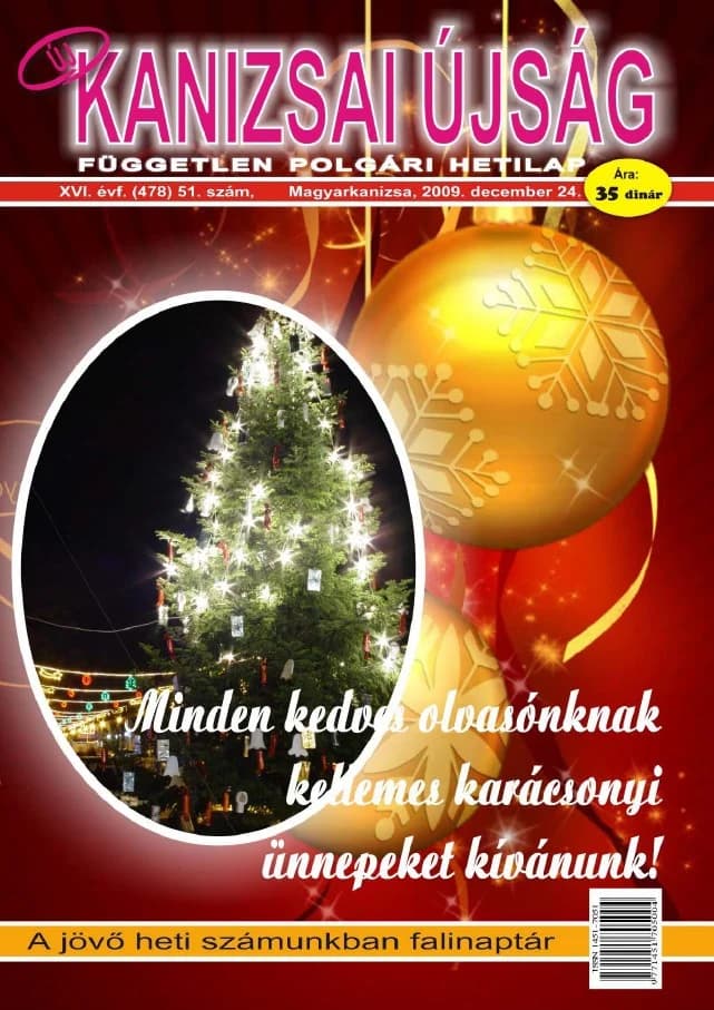 Új Kanizsai Újság, 16. évf. 2009. december 24. 51. sz.
