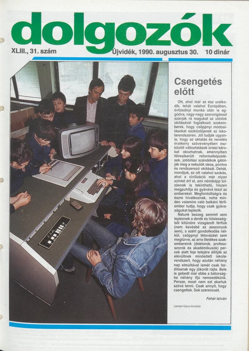Dolgozók, 44. évf. 1990. augusztus 30. 31. sz.