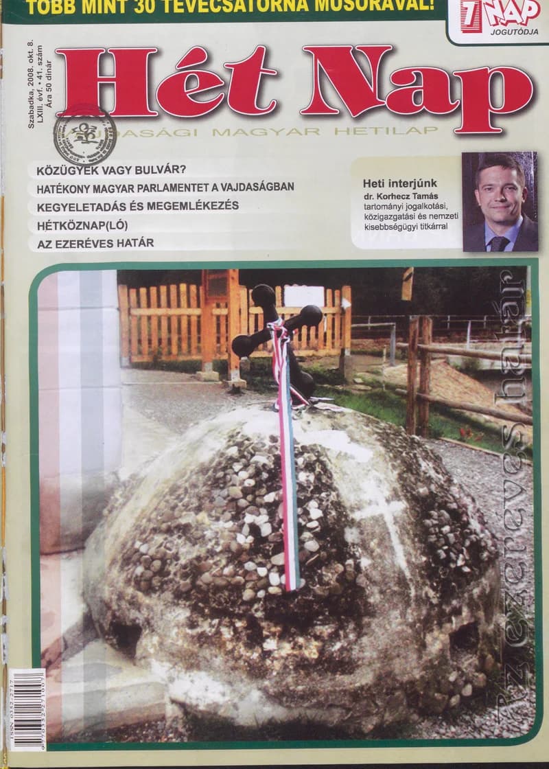 7 Nap, 63. évf. 2008. október 8. 41. sz.