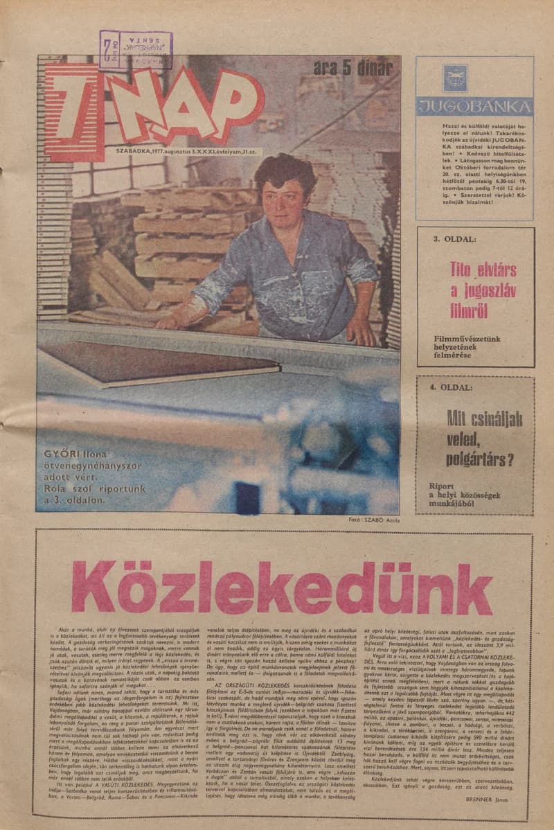 7 Nap, 32. évf. 1977. augusztus 5. 31. sz. 1–20. oldal
