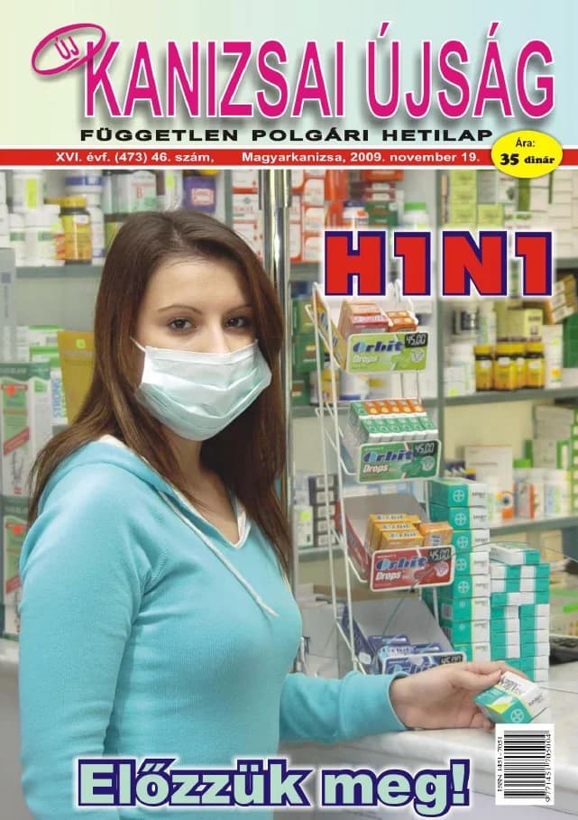 Új Kanizsai Újság, 16. évf. 2009. november 19. 46. sz.