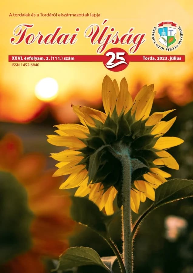 Tordai Újság, 26. évf. 2023. július. 2. sz.