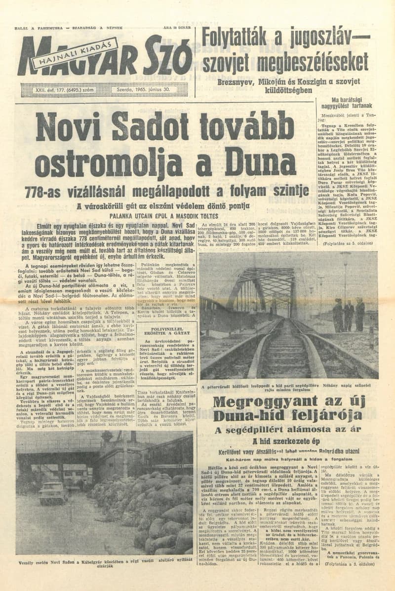 Magyar Szó, 22. évf. 1965. június 30. 177. sz. 1–14. oldal