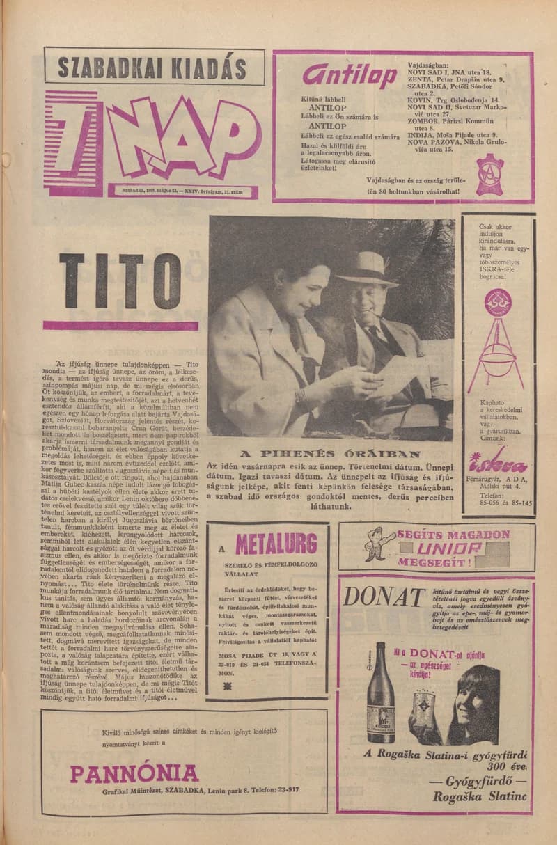 7 Nap, 24. évf. 1969. május 23. 21. sz. 1–16. oldal