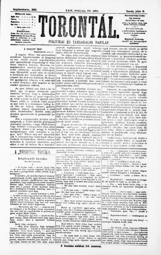 Torontál, 24. évf. 1895. július 31. 174. sz.