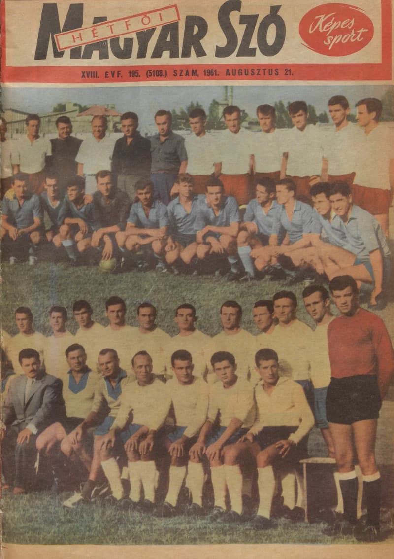 Hétfői Magyar Szó, 18. évf. 1961. augusztus 21. 195. sz.
