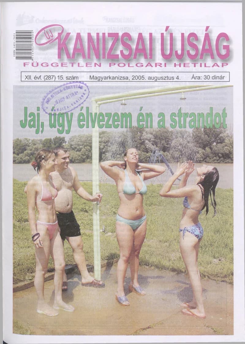 Új Kanizsai Újság, 12. évf. 2005. augusztus 4. 15. sz.
