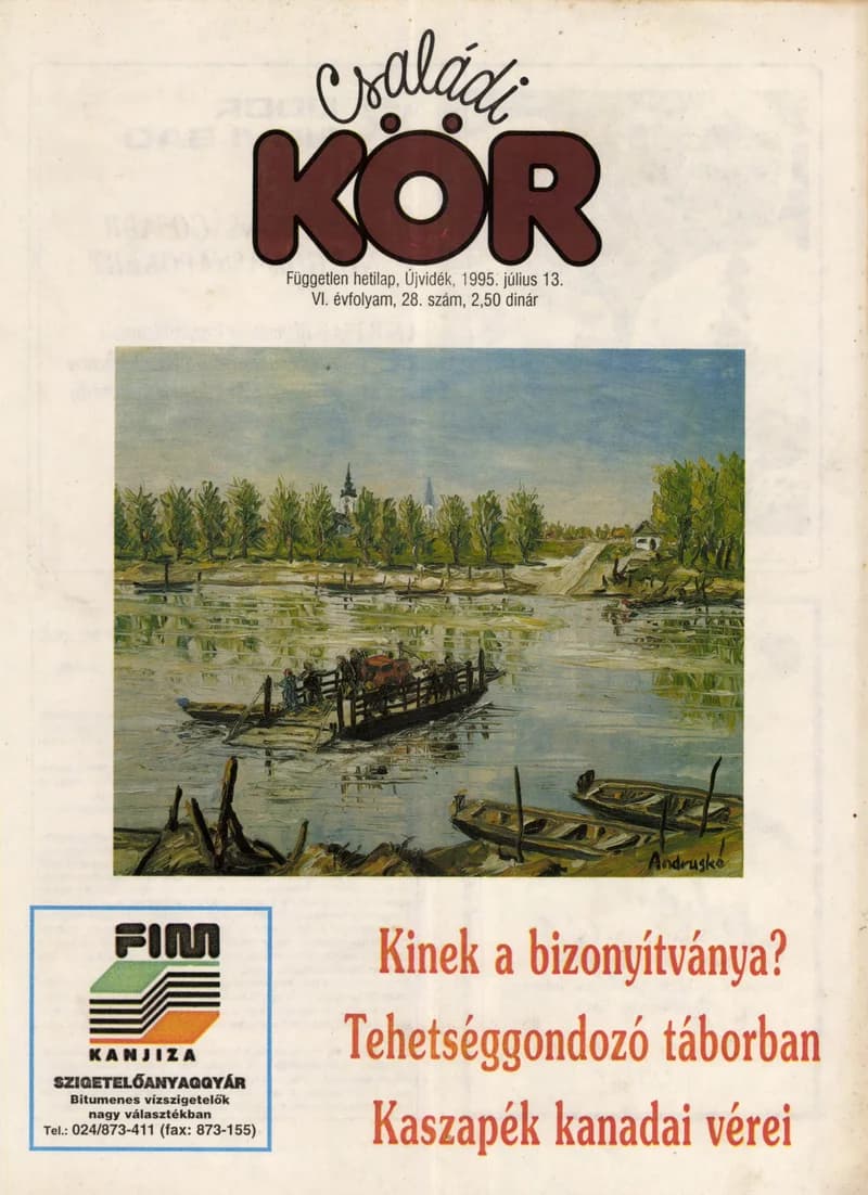 Családi Kör, 6. évf. 1995. július 13. 28. sz.