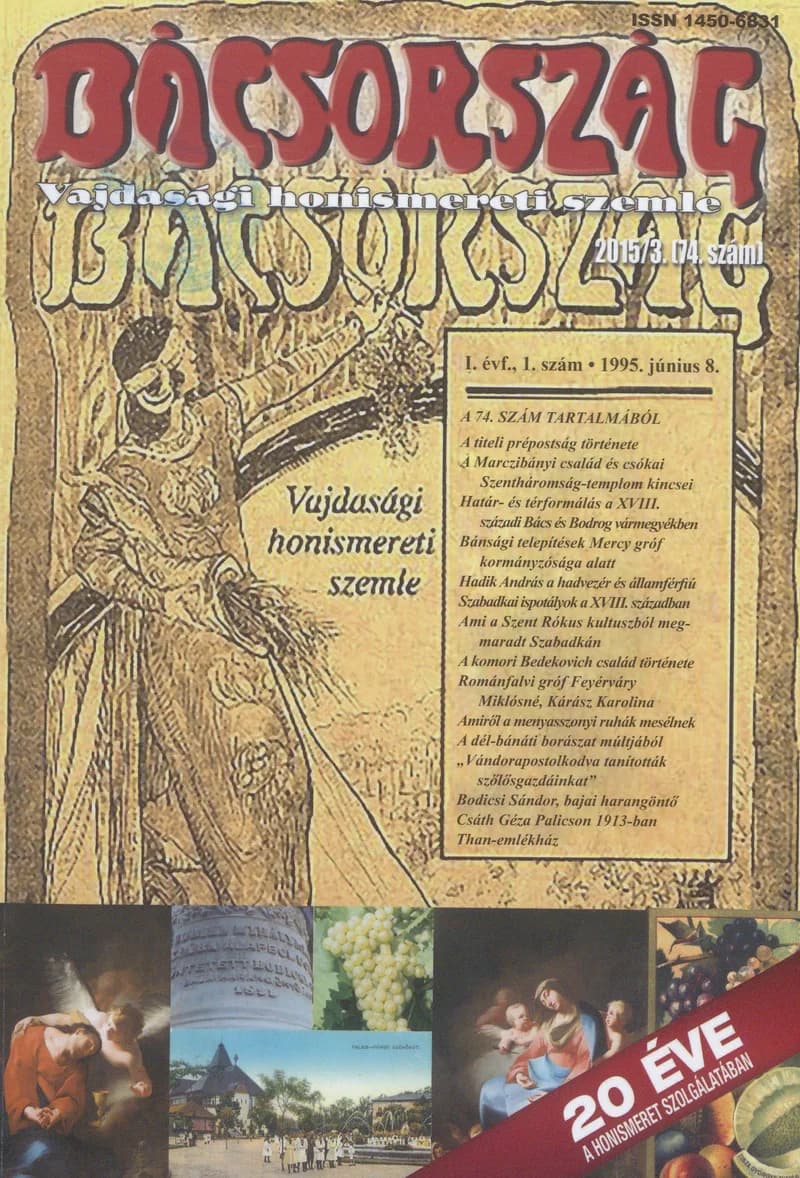 Bácsország, 21. évf. 2015. 3. sz.