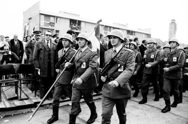 Emlékmű átadás Lovćenacon