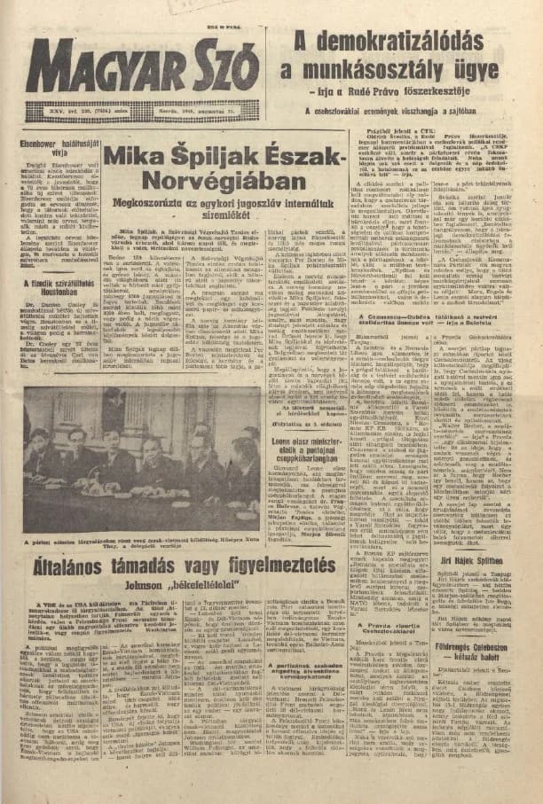 Magyar Szó, 25. évf. 1968. augusztus 21. 230. sz. 1–12. oldal