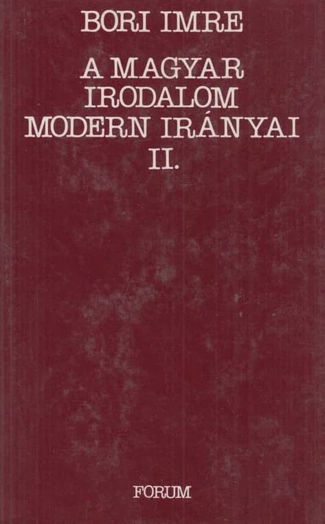 A magyar irodalom modern irányai II.
