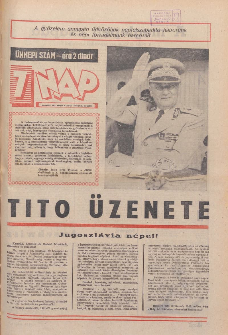 7 Nap, 30. évf. 1975. május 9. 18. sz. 1–32. oldal