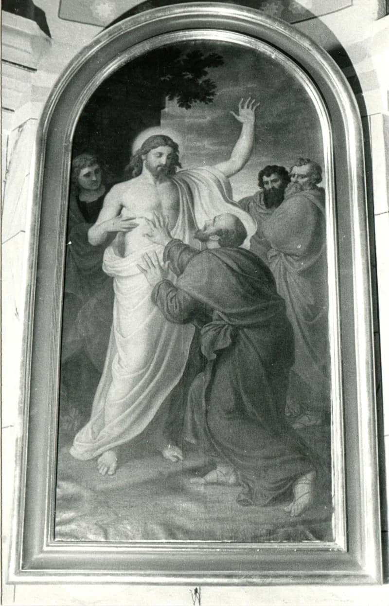 Szent Tamás apostol – Than Mór festménye a szenttamási római katolikus templomban