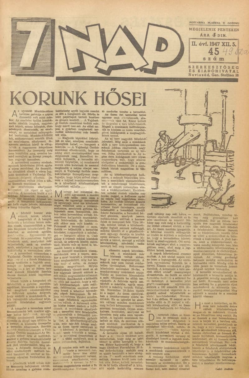 7 Nap, 2. évf. 1947. december 5. 49. sz. 1–10. oldal