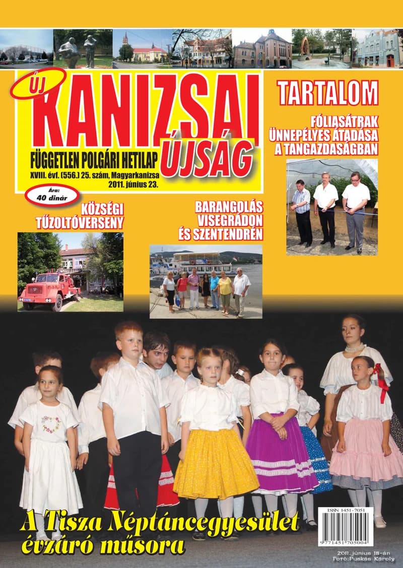Új Kanizsai Újság, 18. évf. 2011. június 23. 25. sz.