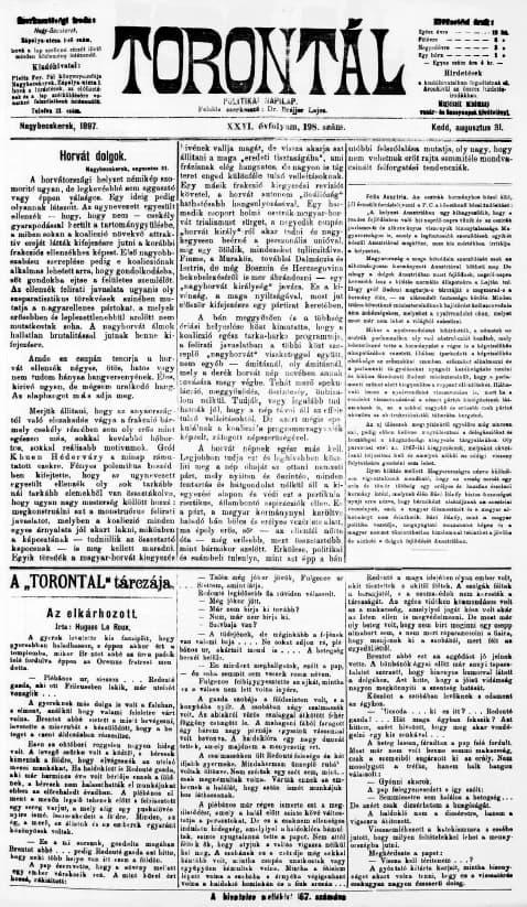 Torontál, 26. évf. 1897. augusztus 31. 198. sz.