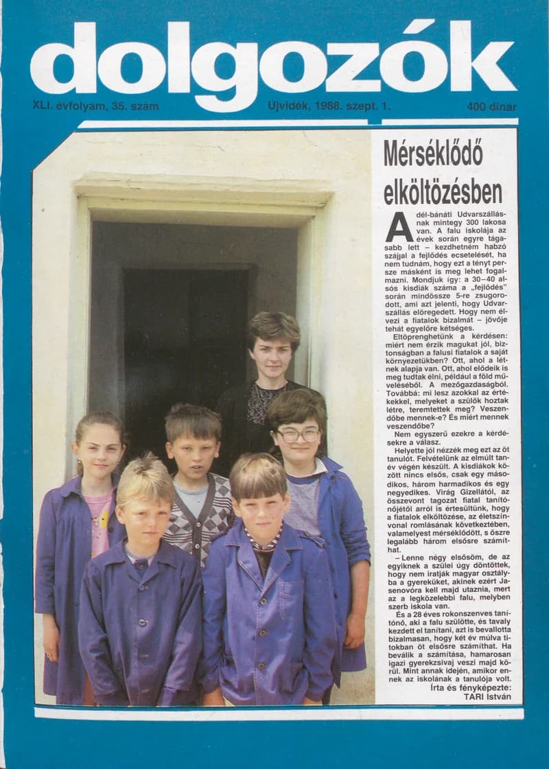 Dolgozók, 42. évf. 1988. szeptember 1. 35. sz.