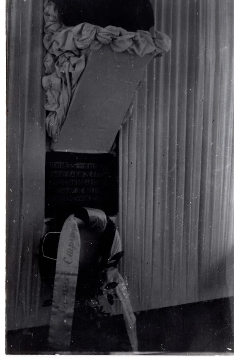 Sremac-emlékhely a gimnáziumban