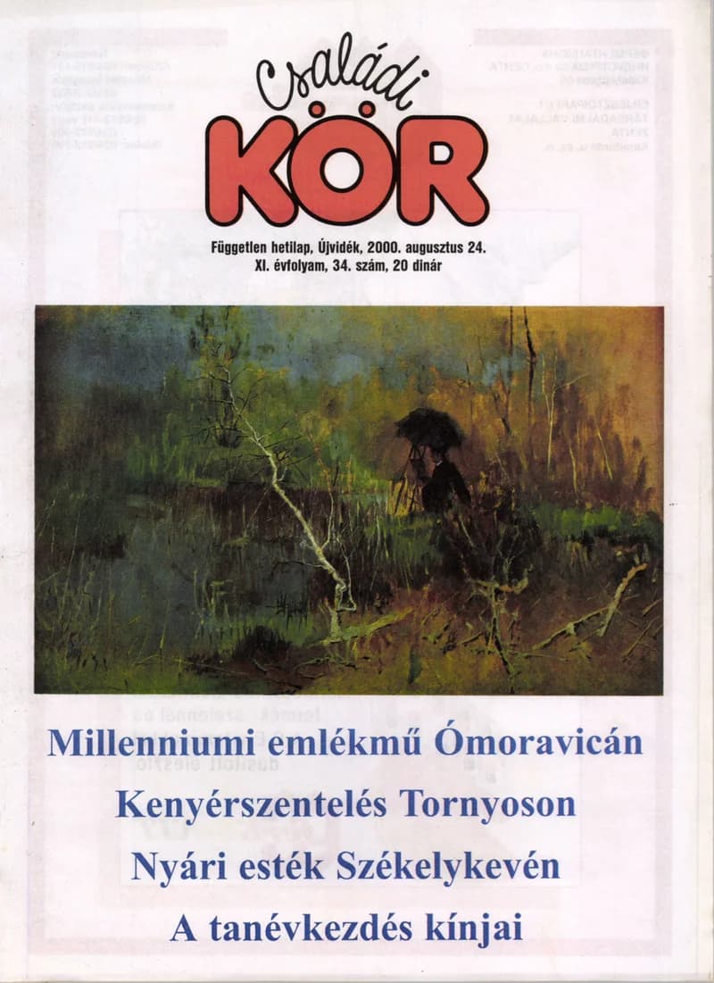 Családi Kör, 11. évf. 2000. augusztus 24. 34. sz.